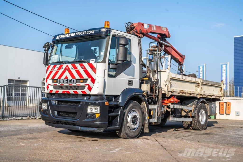 Iveco STRALIS 310- E5 + HMF 1110 K2 Kiper tovornjaki