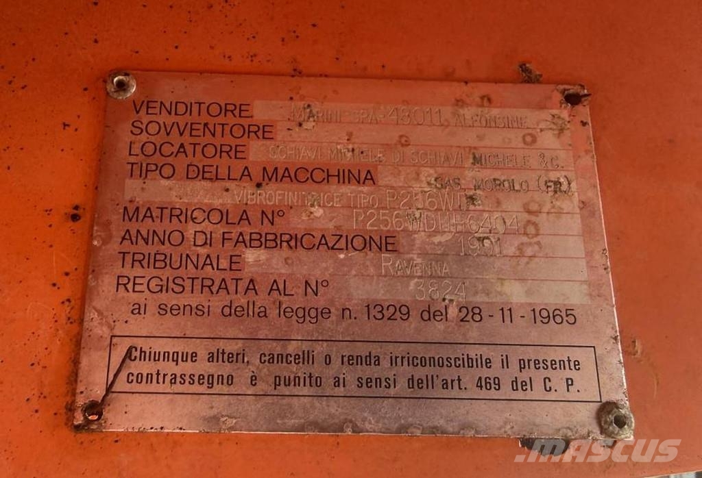 Marini P 256 Asfaltni finišeri
