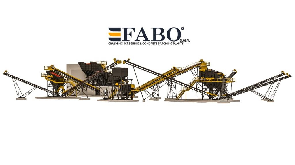 Fabo INSTALLATION DE CONCASSAGE ET DE CRIBLAGE Komplett üzemek