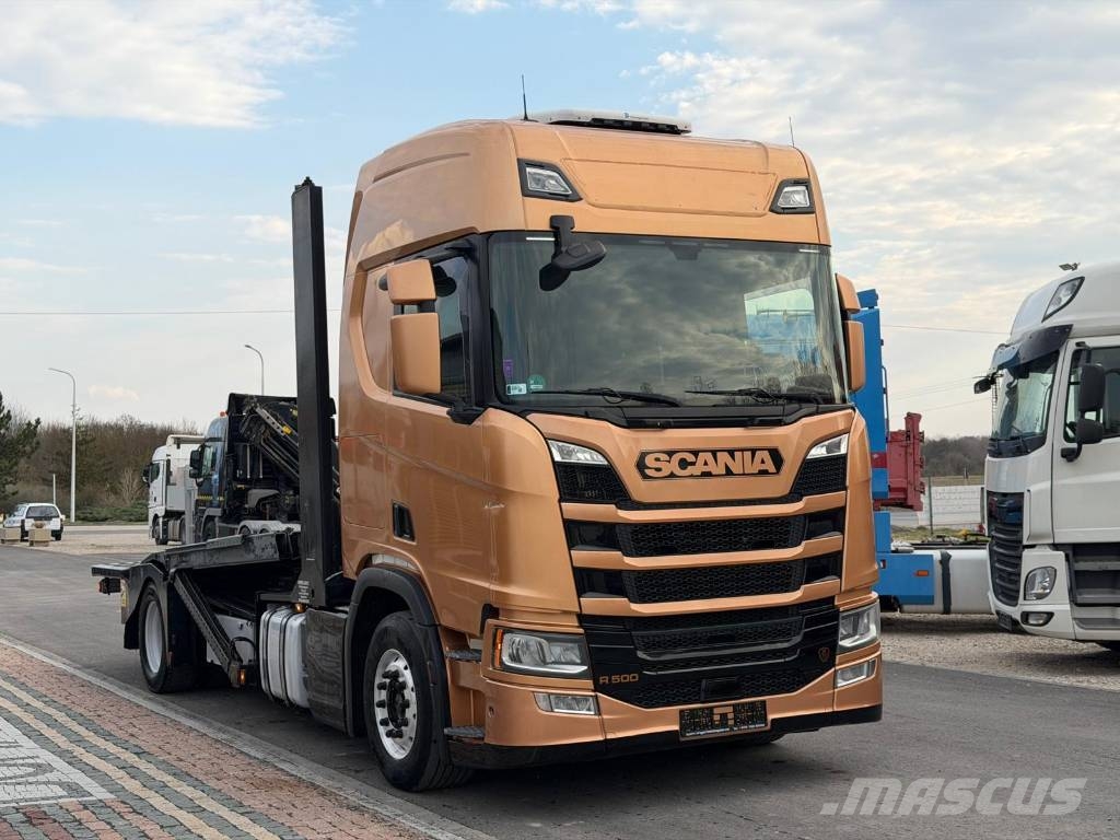 Scania R 500 Autószállító teherautó + pótkocsi Tegljači