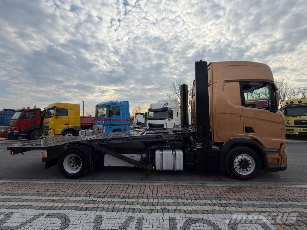 Scania R 500 Autószállító teherautó + pótkocsi Tegljači