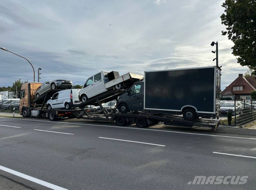 Scania R 500 Autószállító teherautó + pótkocsi وحدات الجر