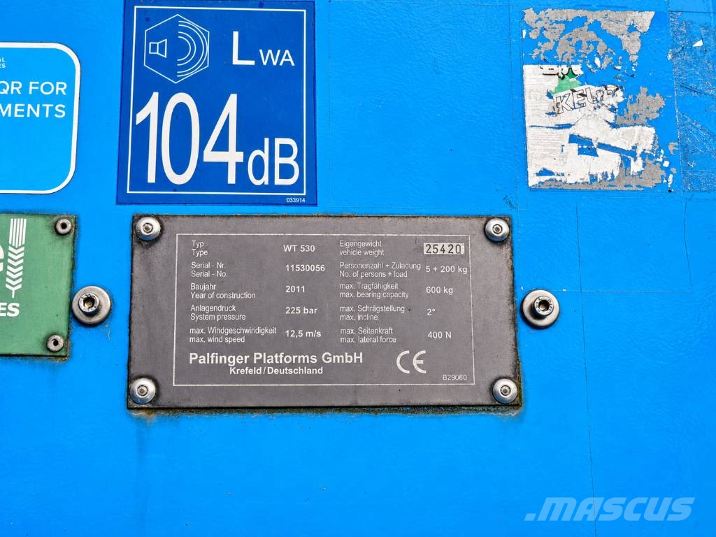 Palfinger WT 530 | 2011 Моторизирани платформи с талига