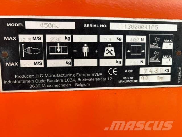 JLG 450 AJ Knikarmhoogwerkers