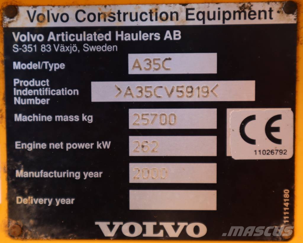 Volvo A 35 C Dumpperit