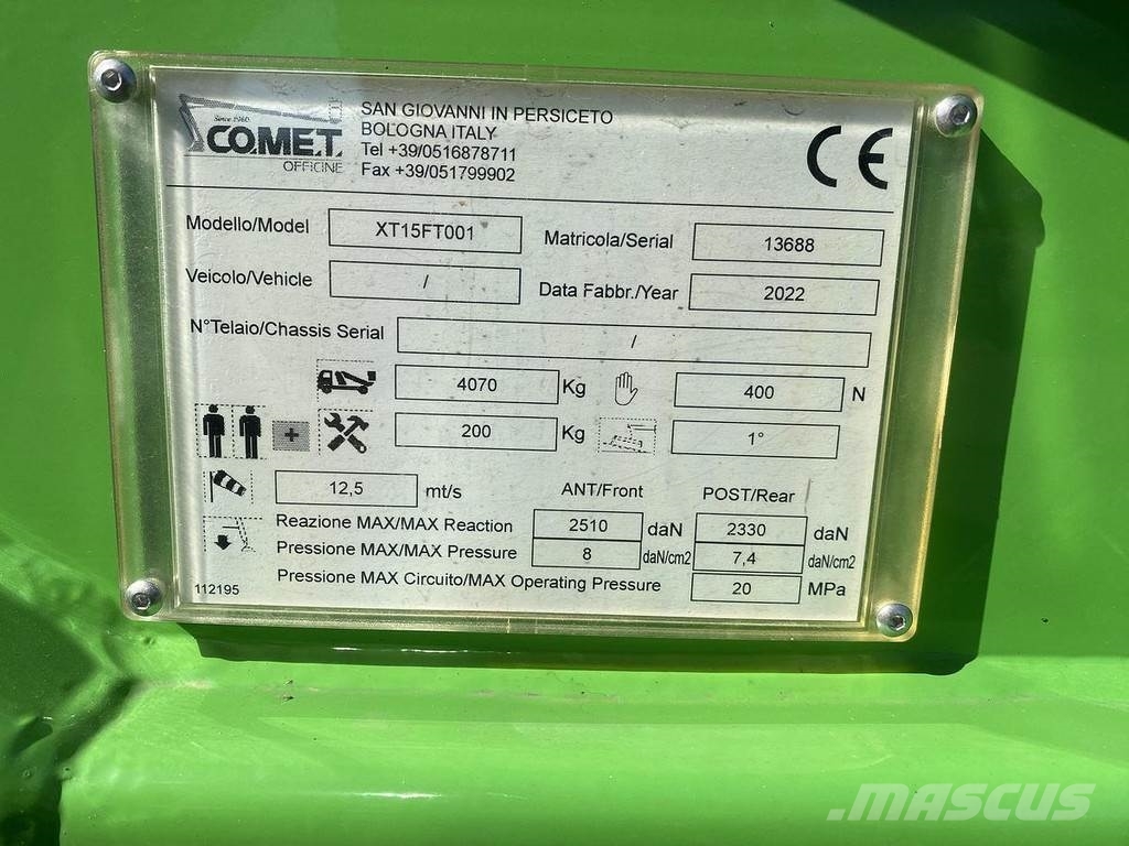 Comet Leopard 25, Spin hoogwerker Podnośniki przegubowe
