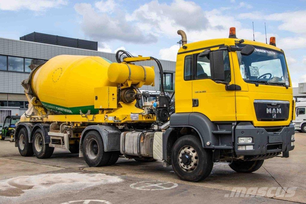 MAN TGS 18.360 BLS-4X4H+MIXER 10 m3 混凝土車