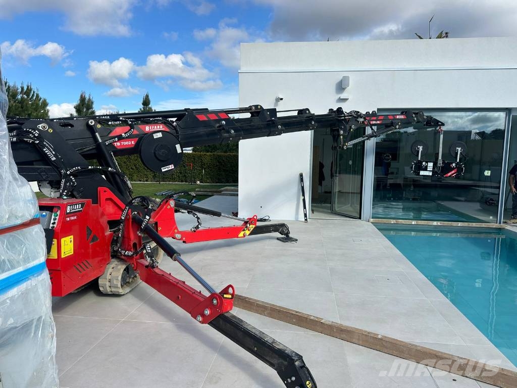 Befard Mini crane TB7002 for glazing, longest range Minikraner