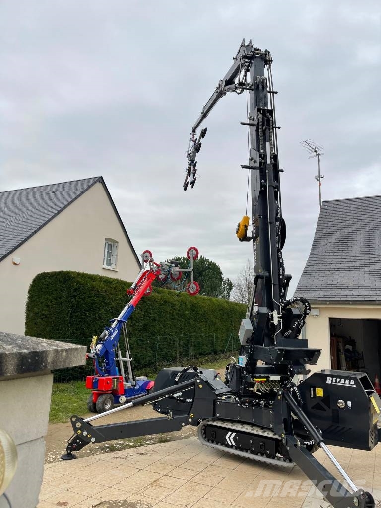 Befard Mini crane TB7002 for glazing, longest range Minikraner