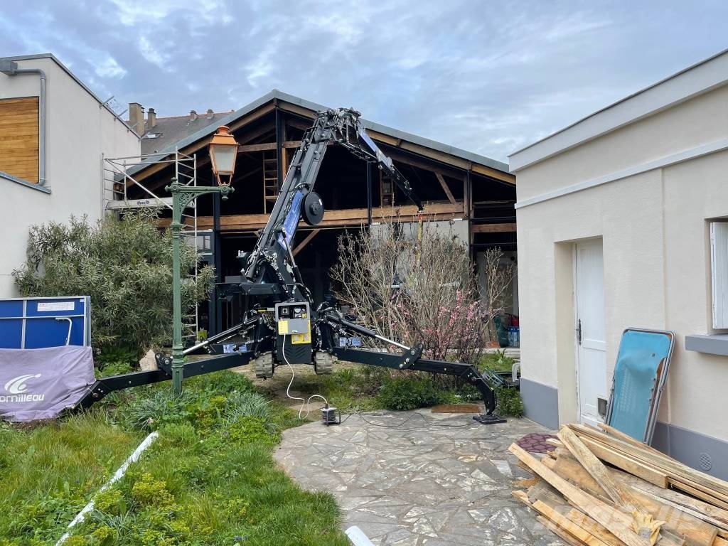 Befard Mini crane TB7002 for glazing, longest range Minikraner
