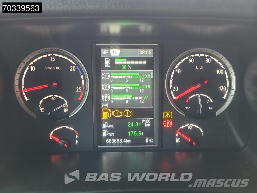 Scania R580 R 4X2 V8 Retarder 2x Tanks Standklima Full-Ai وحدات الجر