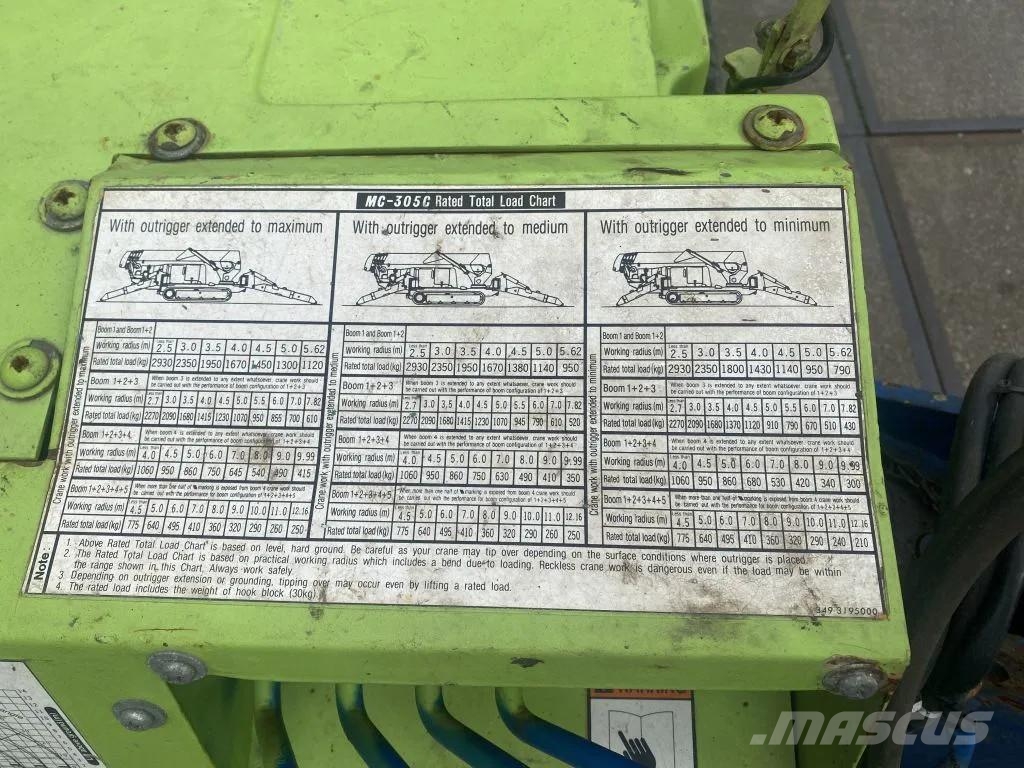 Maeda MC-305C Grúas de oruga