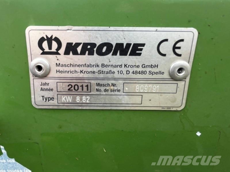 Krone KW 8.82 農業機械 -　その他
