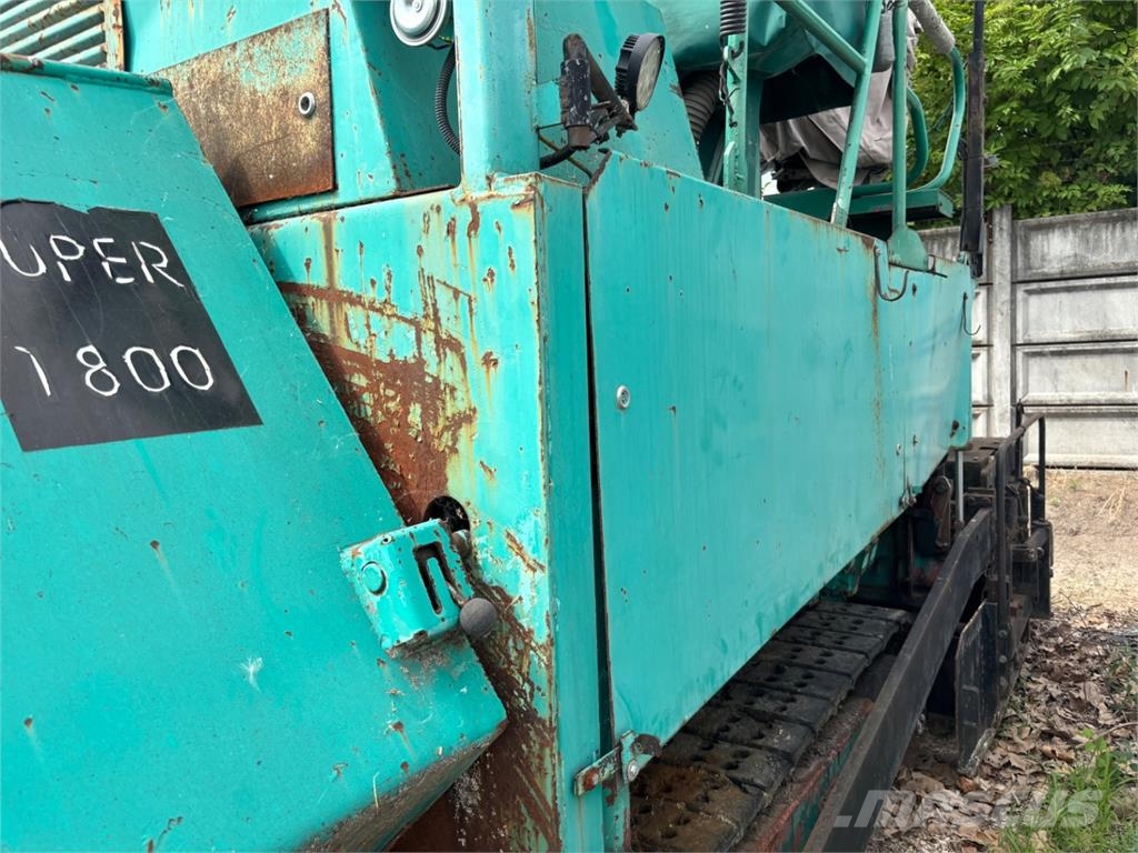 Vögele SUPER 1800 Κατασκευές - Άλλα