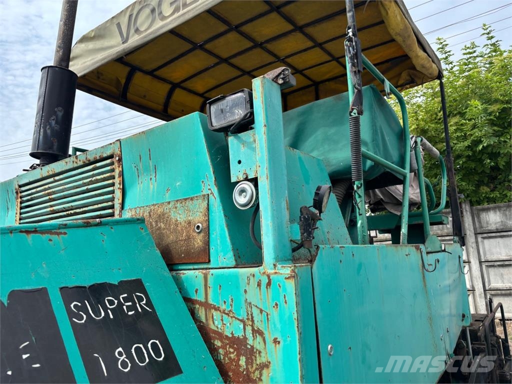 Vögele SUPER 1800 Κατασκευές - Άλλα