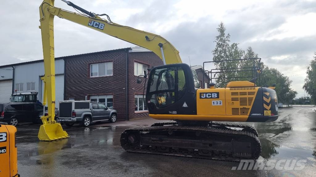 JCB JS 220 LC Long 16,5m Pelle sur chenilles
