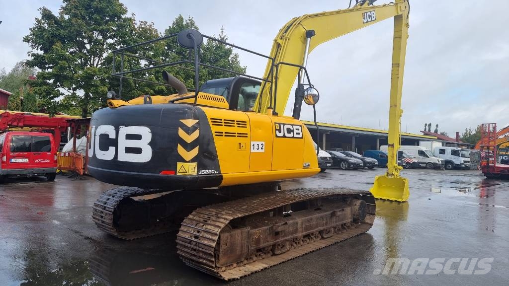 JCB JS 220 LC Long 16,5m Pelle sur chenilles