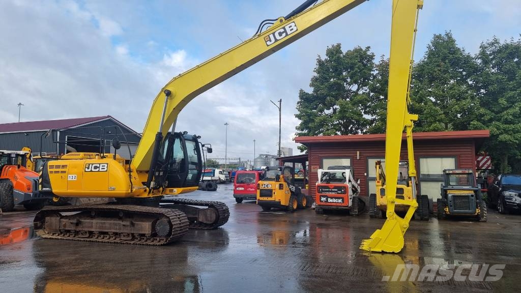 JCB JS 220 LC Long 16,5m Pelle sur chenilles