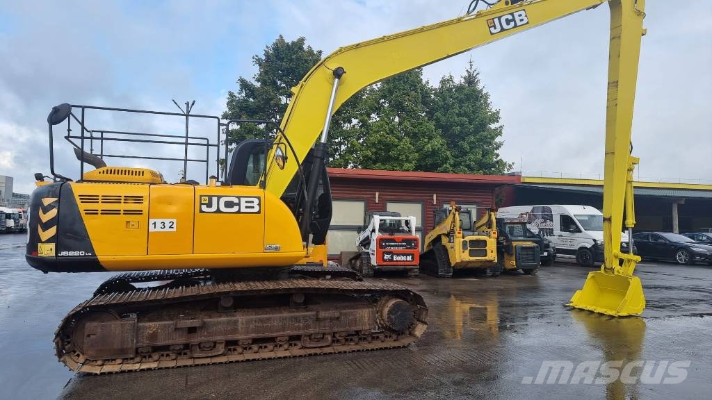 JCB JS 220 LC Long 16,5m Pelle sur chenilles