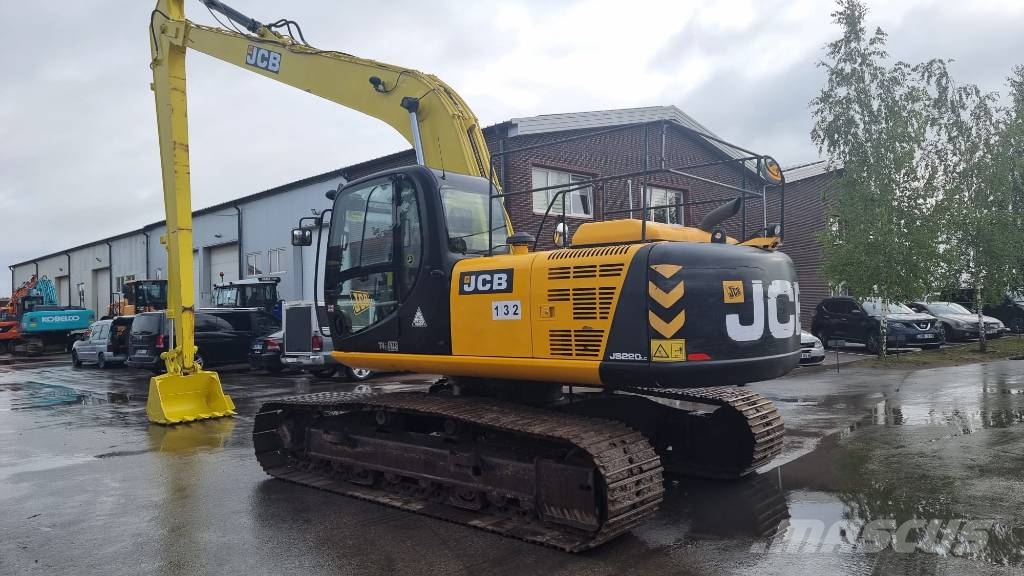 JCB JS 220 LC Long 16,5m Pelle sur chenilles