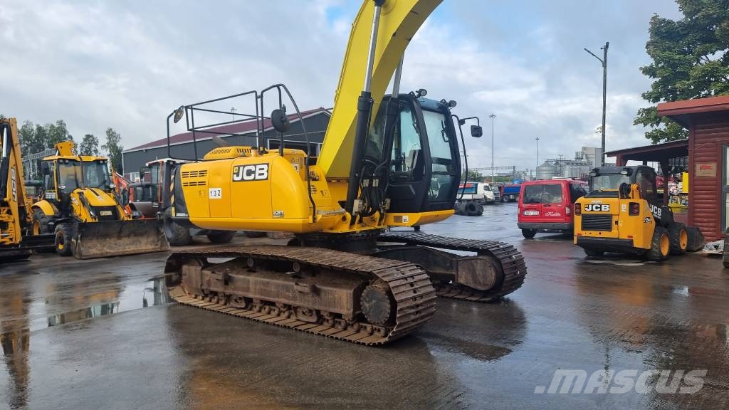 JCB JS 220 LC Long 16,5m Pelle sur chenilles