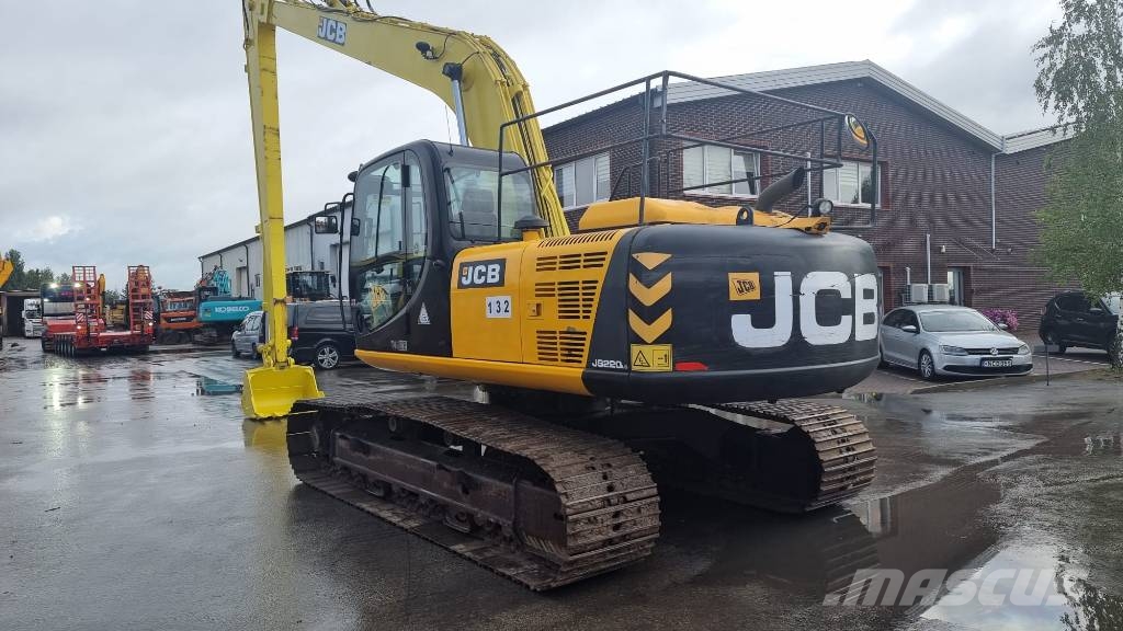 JCB JS 220 LC Long 16,5m Pelle sur chenilles