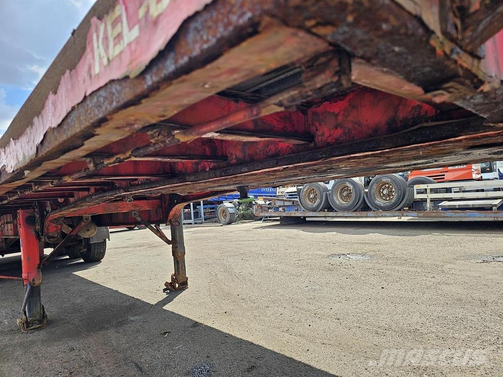 Kel-Berg S4 OB3 | HEAVY DUTY FLATBED | BPW DRUM نصف مقطورات مسطحة / مفصلية الجوانب