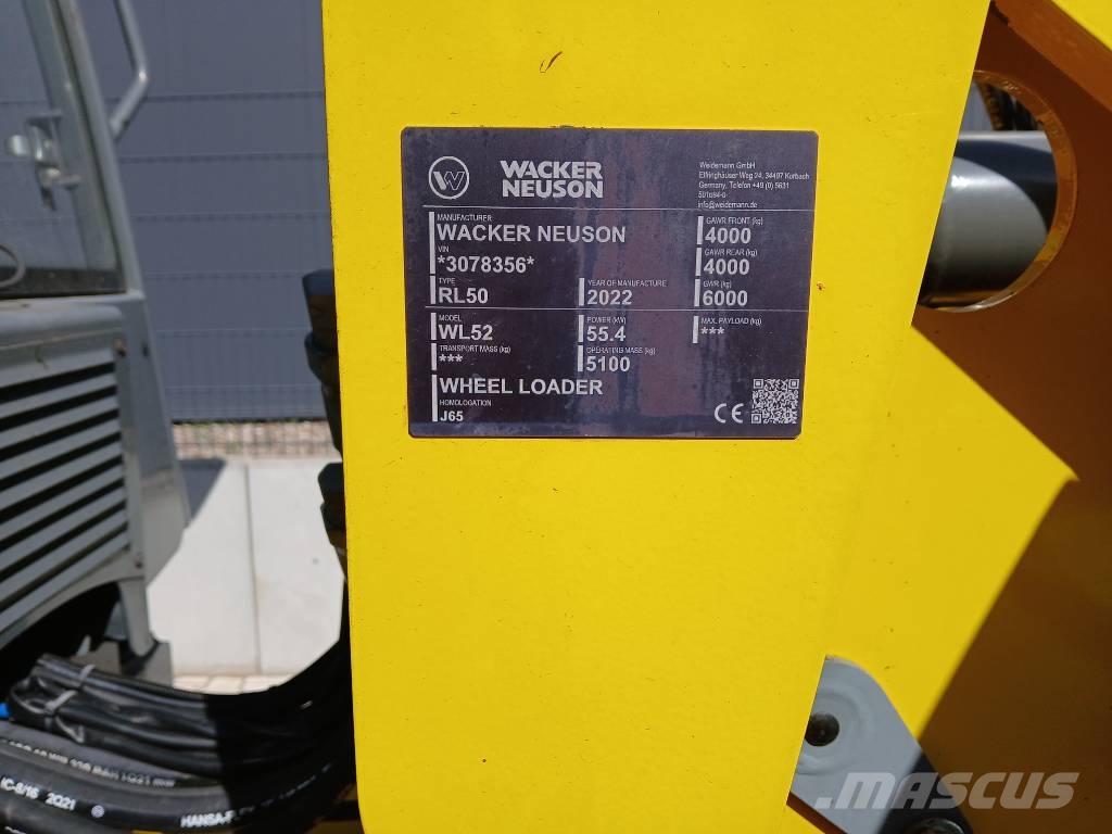 Wacker Neuson WL 52 لوادر بعجل