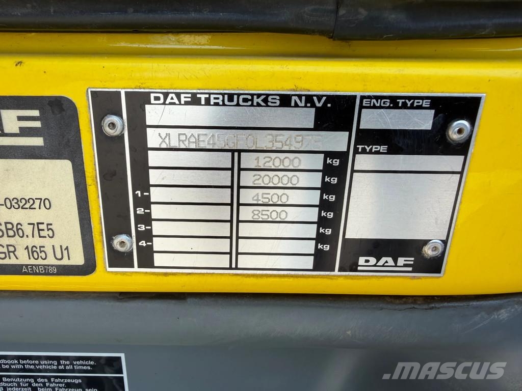 DAF LF 45 Machinetransporter Hydraulic ramps 48.000 km Camiones portacoches