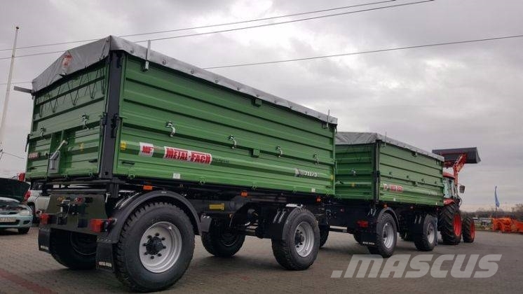 Metal-Fach T711/3 trailer 12 T + extensions 800mm + tarpaulin Kallurhaagised