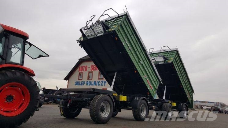 Metal-Fach T711/3 trailer 12 T + extensions 800mm + tarpaulin Kallurhaagised