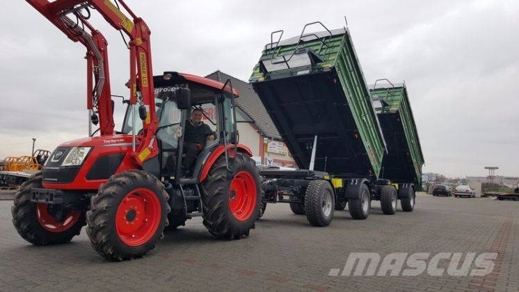 Metal-Fach T711/3 trailer 12 T + extensions 800mm + tarpaulin Kallurhaagised