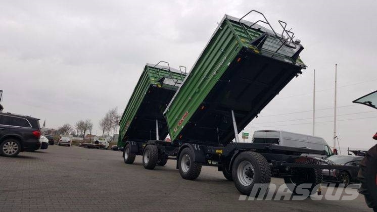 Metal-Fach T711/3 trailer 12 T + extensions 800mm + tarpaulin Kallurhaagised