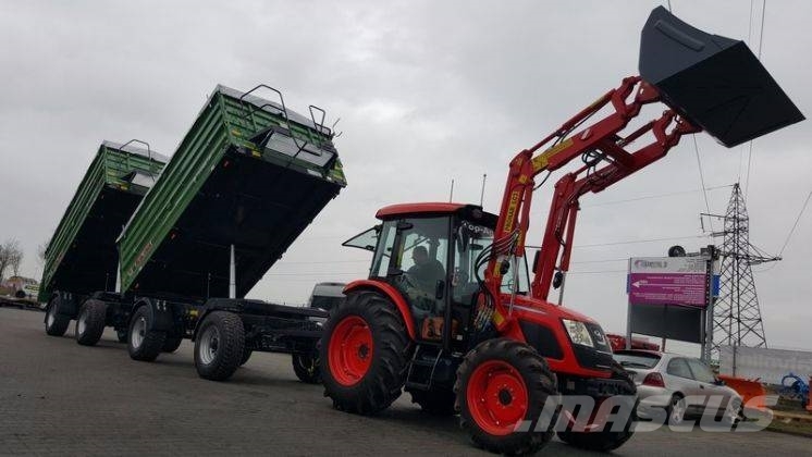 Metal-Fach T711/3 trailer 12 T + extensions 800mm + tarpaulin Kallurhaagised