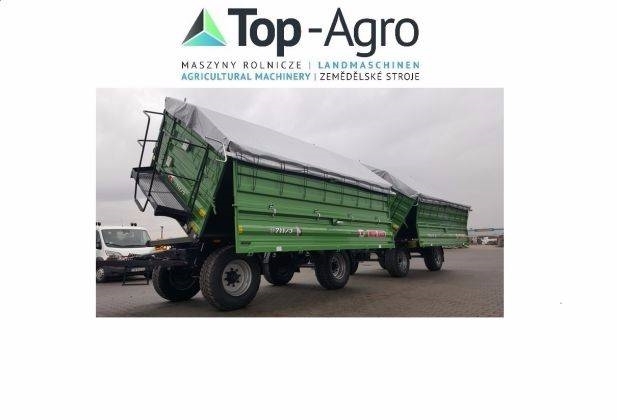 Metal-Fach T711/3 trailer 12 T + extensions 800mm + tarpaulin Kallurhaagised
