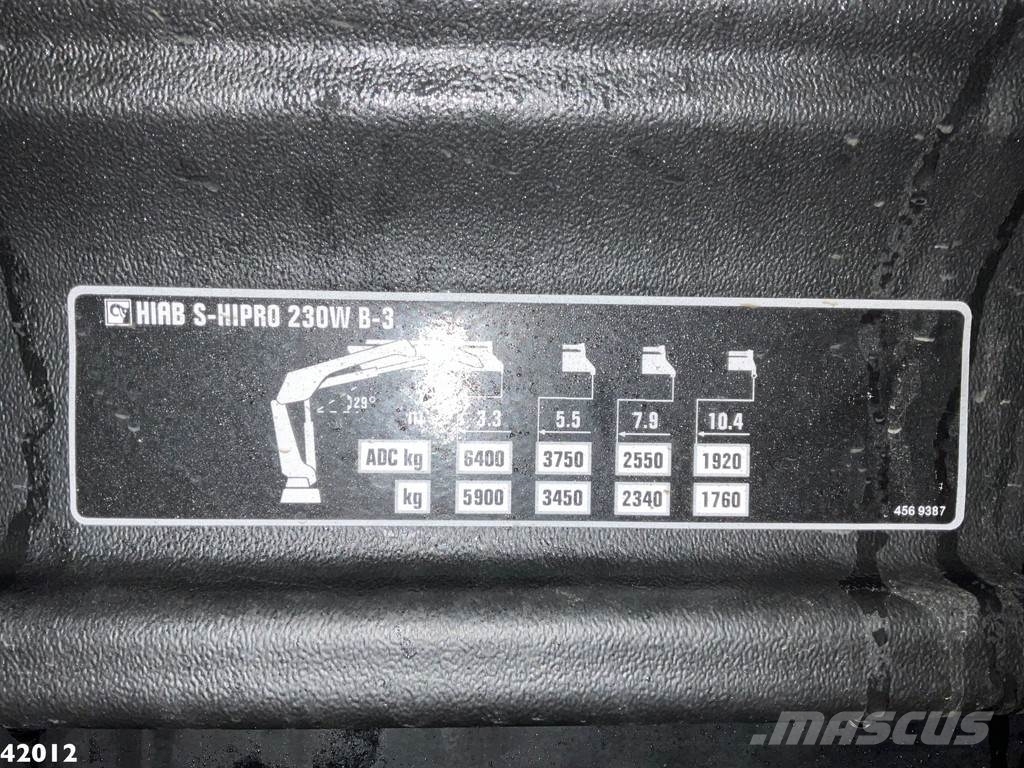 DAF FAN CF 340 Hiab 23 Tonmeter laadkraan Мусоровозы