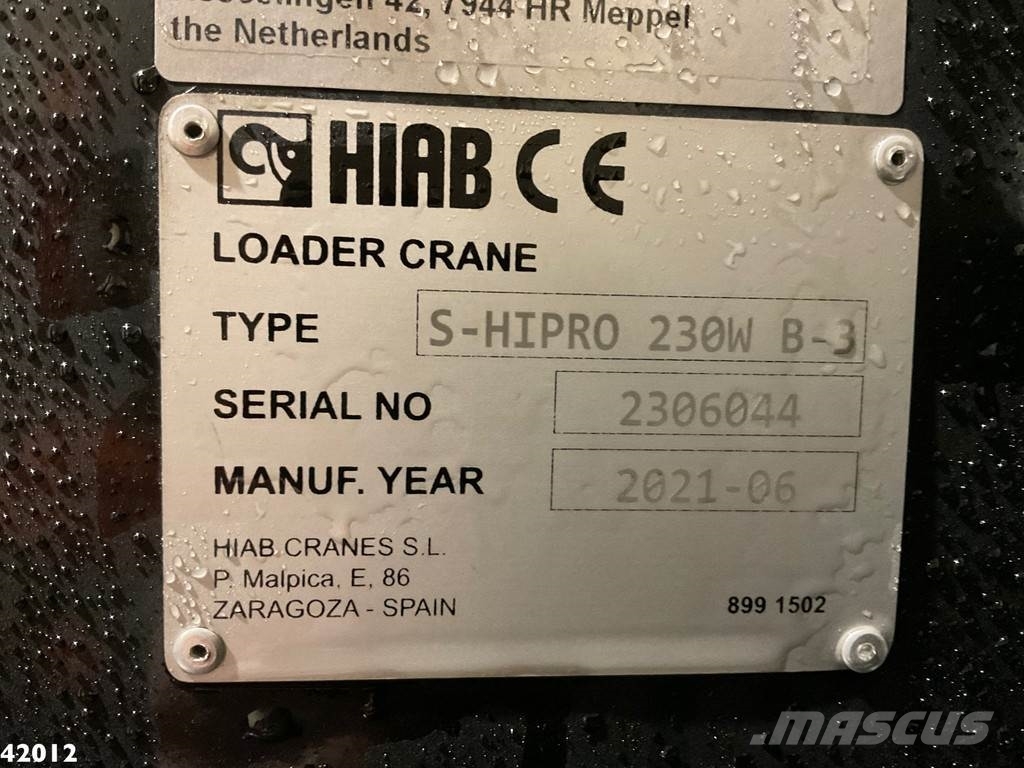 DAF FAN CF 340 Hiab 23 Tonmeter laadkraan Мусоровозы