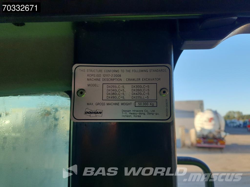 Doosan DX300 LC-5 GPS - Tiltrotator Gravemaskiner på larvebånd