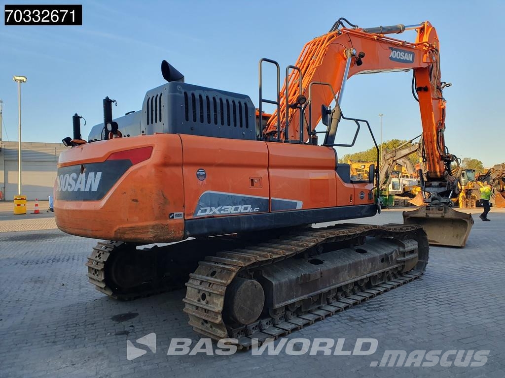 Doosan DX300 LC-5 GPS - Tiltrotator Gravemaskiner på larvebånd