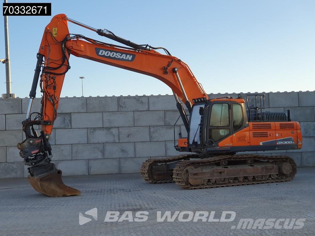 Doosan DX300 LC-5 GPS - Tiltrotator Gravemaskiner på larvebånd