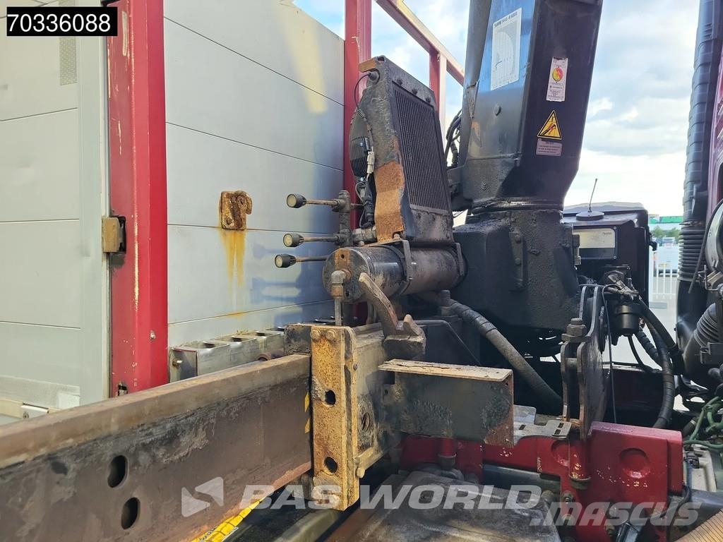 Volvo FMX 6X2 HIAB 144EHIDVO Crane Kran Lift-Axle Automa Platte bakwagens