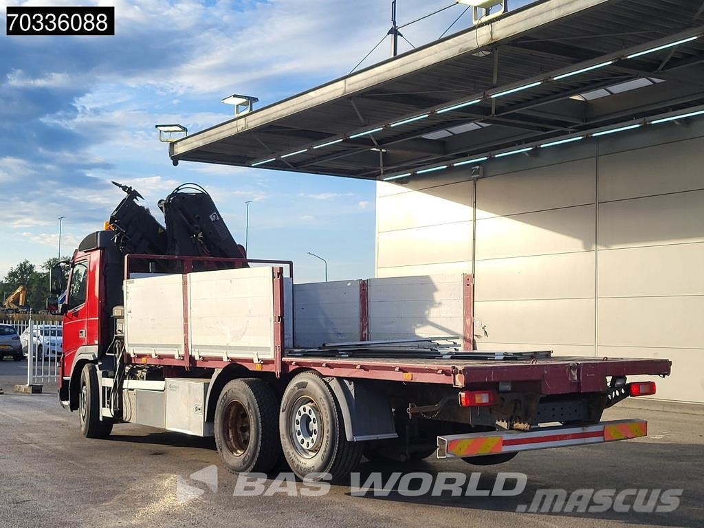 Volvo FMX 6X2 HIAB 144EHIDVO Crane Kran Lift-Axle Automa Platte bakwagens