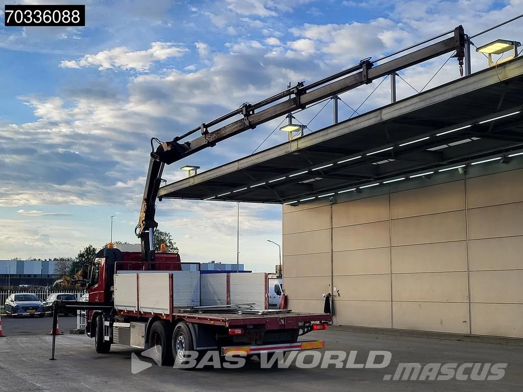 Volvo FMX 6X2 HIAB 144EHIDVO Crane Kran Lift-Axle Automa Platte bakwagens