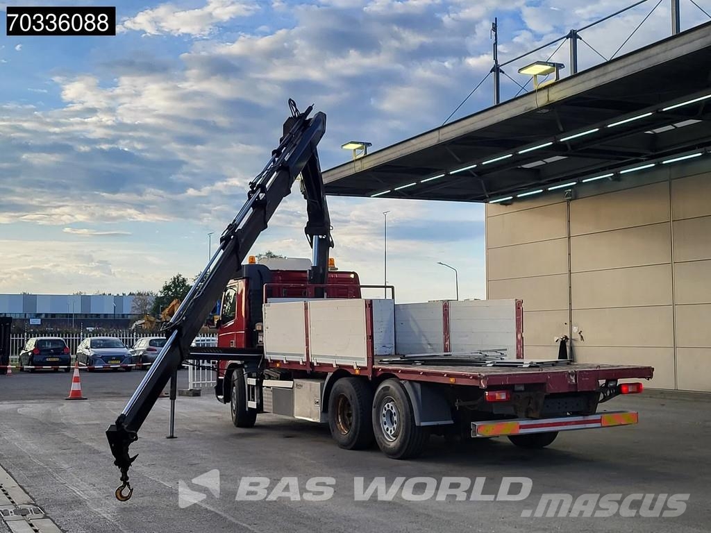 Volvo FMX 6X2 HIAB 144EHIDVO Crane Kran Lift-Axle Automa Platte bakwagens