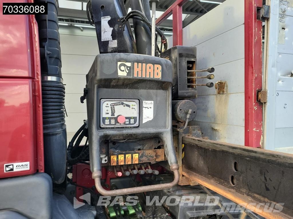 Volvo FMX 6X2 HIAB 144EHIDVO Crane Kran Lift-Axle Automa Platte bakwagens