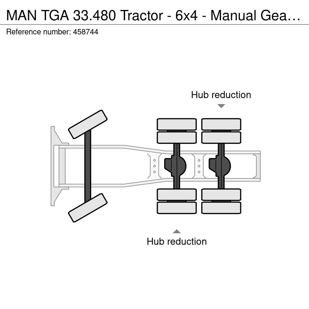 MAN TGA 33.480 Tractor - 6x4 - Manual Gearbox - Big Ax Sattelzugmaschinen