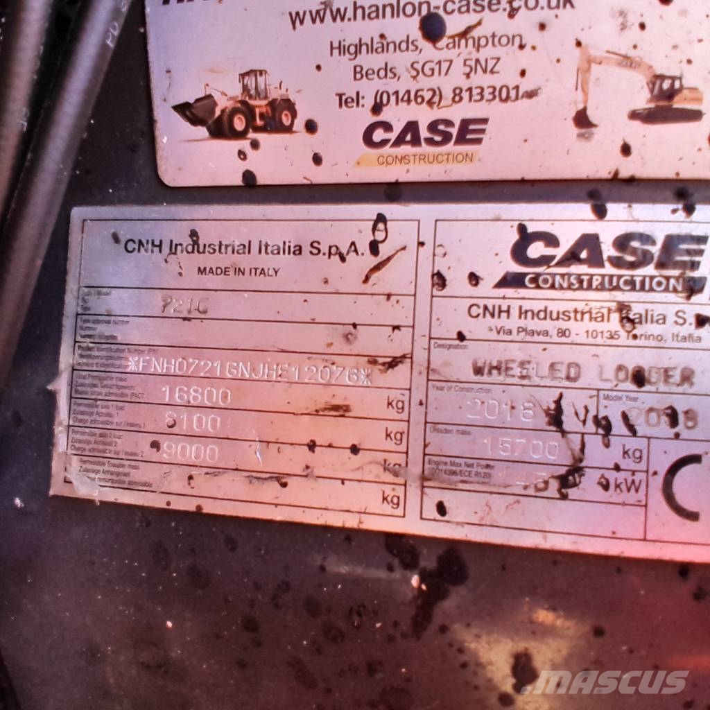 CASE 721 g xr لوادر بعجل