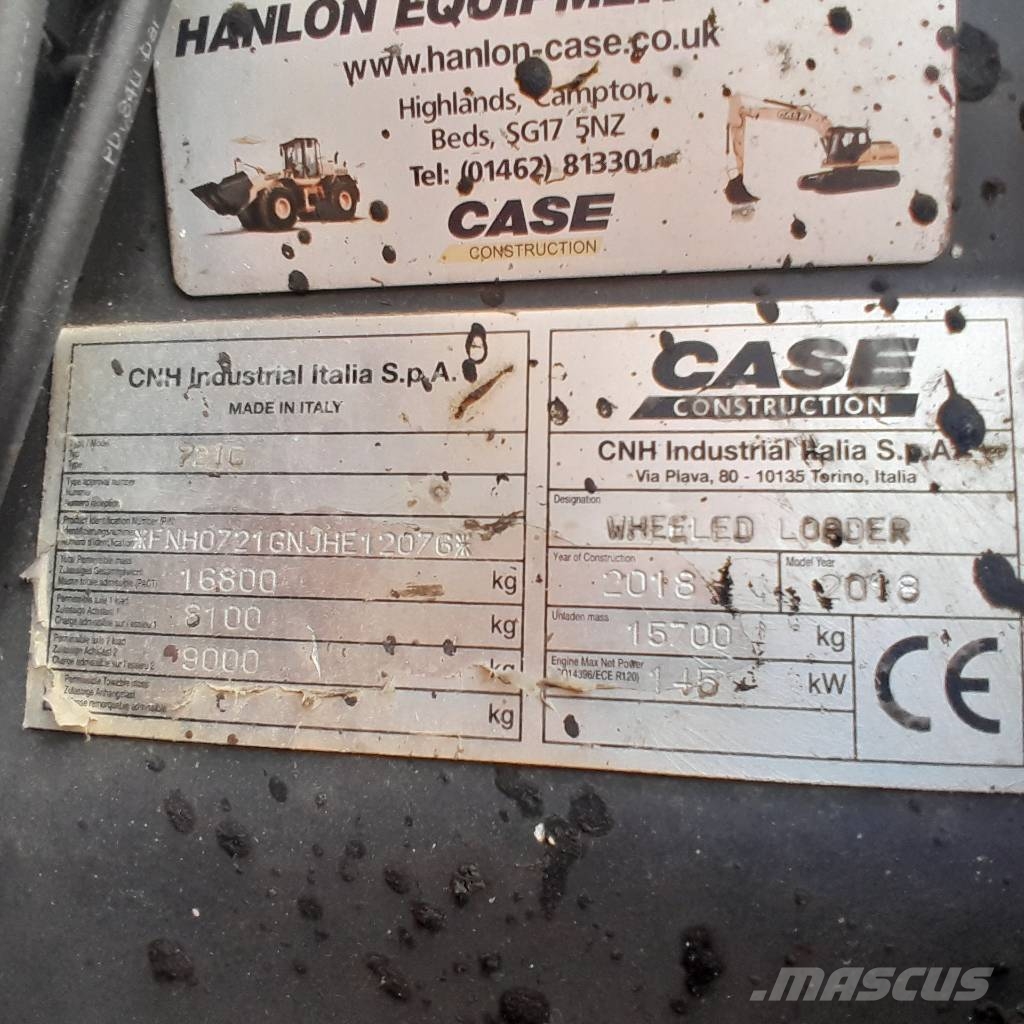 CASE 721 g xr لوادر بعجل
