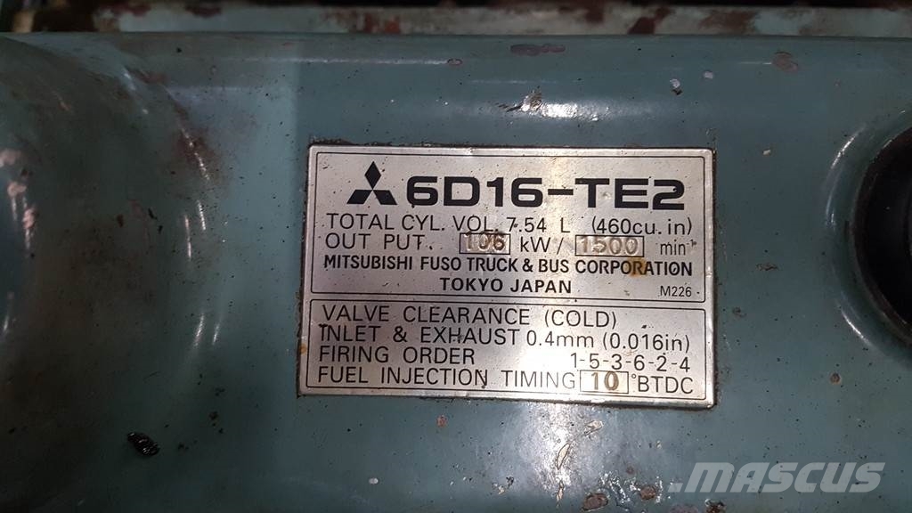 Mitsubishi 6D16-TE2 USED Κινητήρες
