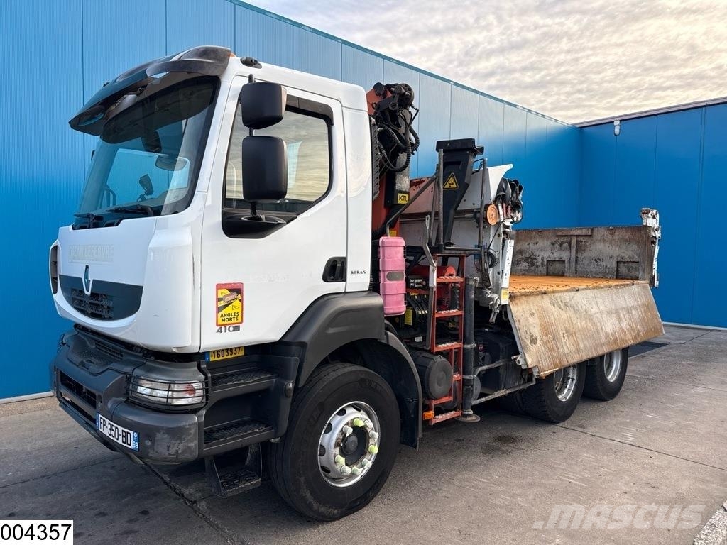 Renault Kerax 410 Dxi 6x4, Palfinger, Tri-benne, Retarder, Kiper tovornjaki